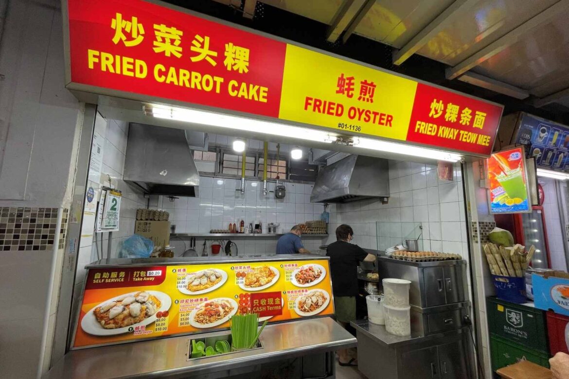 Food Stall in Chinatown Singapore